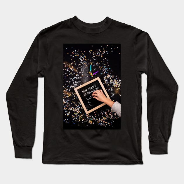 New Year's Ideas Long Sleeve T-Shirt by mooonthemoon